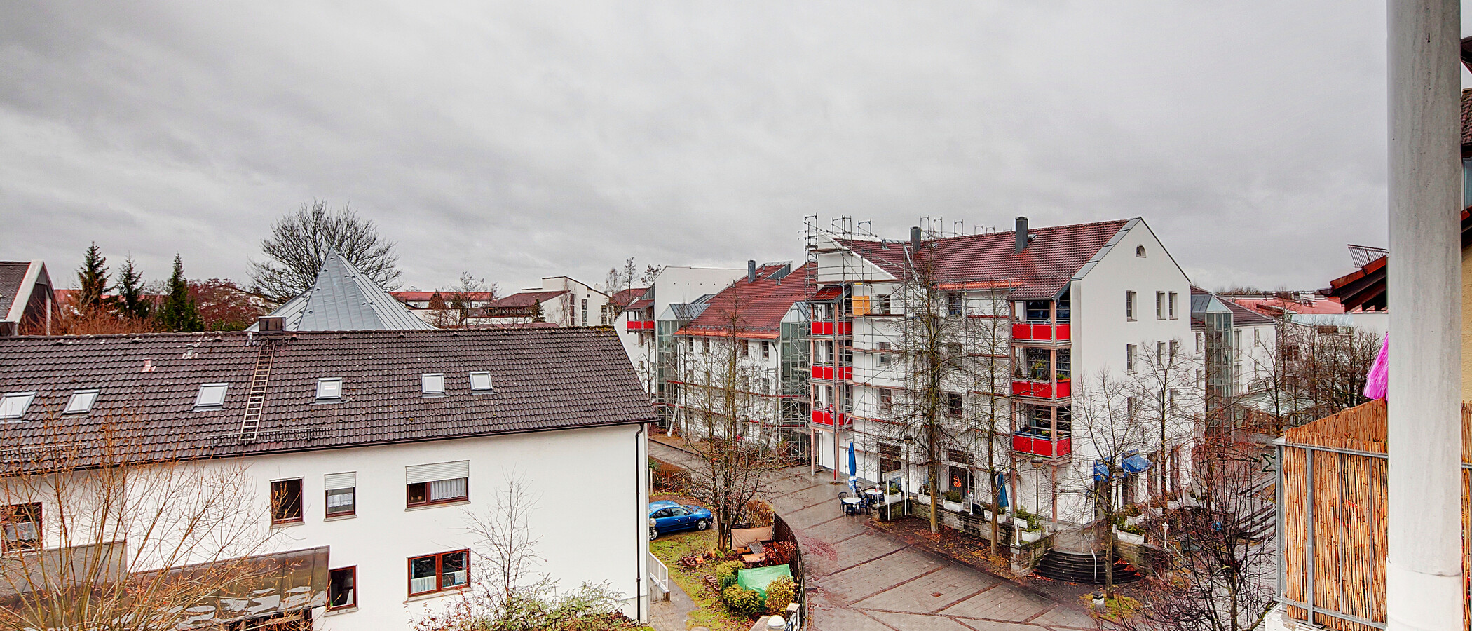 квартира Unterhaching 04 вид из окна 6534