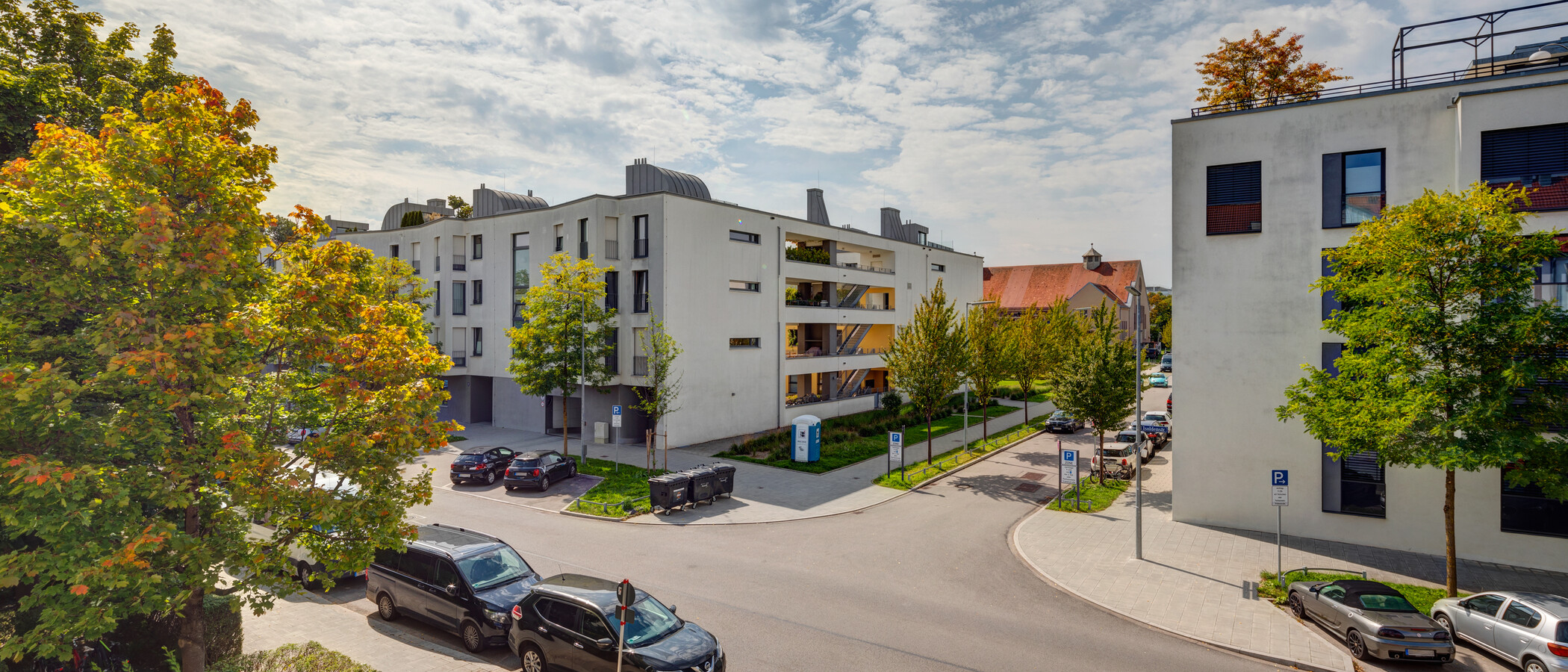 квартира München Schwabing-Nord (zw. Belgrad- & Leopoldstraße) 02 вид из окна 6538