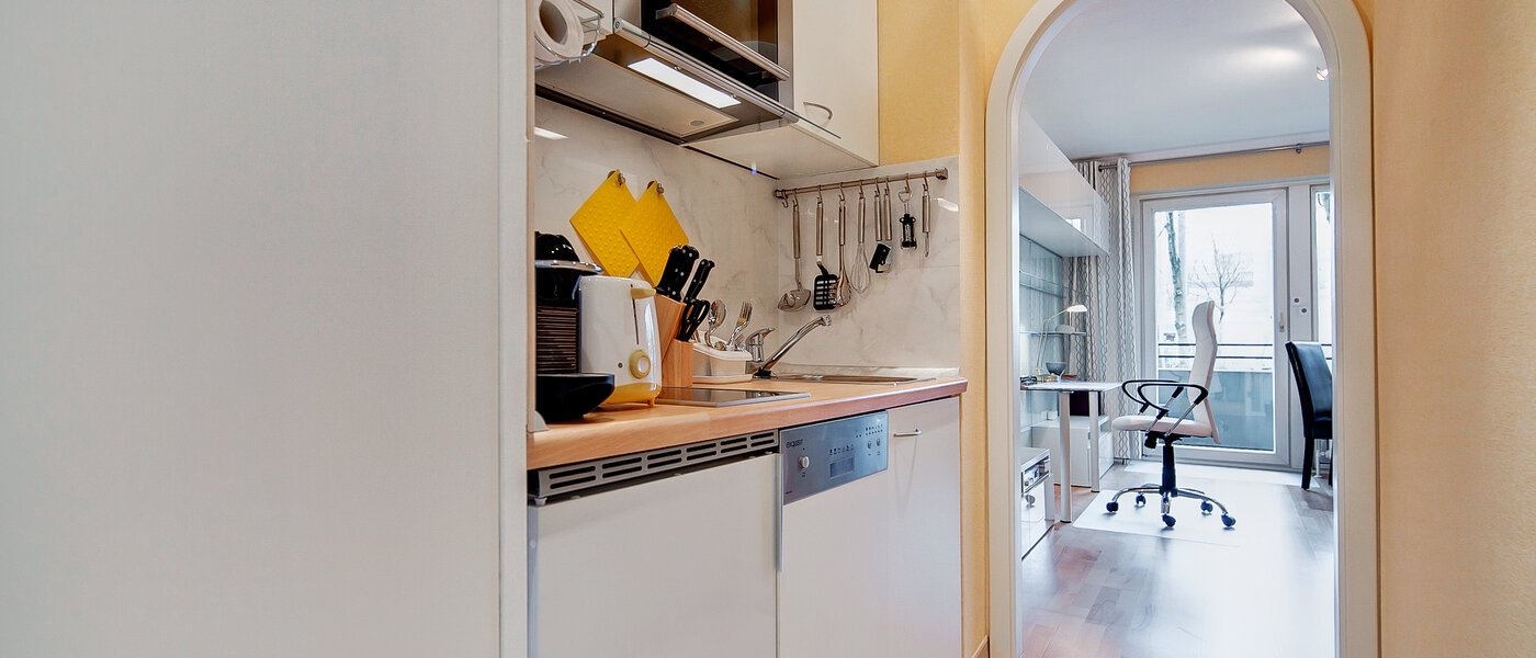 квартира München Milbertshofen 03 кухня 6551