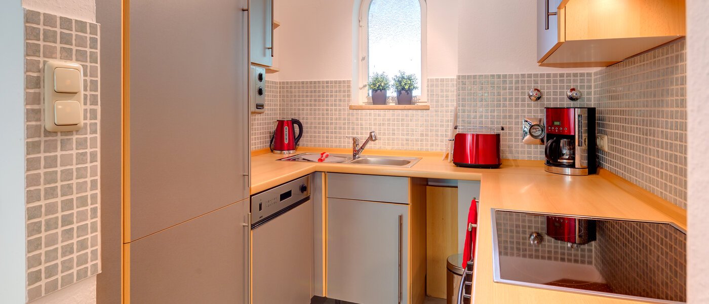 квартира с садом München Neuhausen 02 кухня 6555