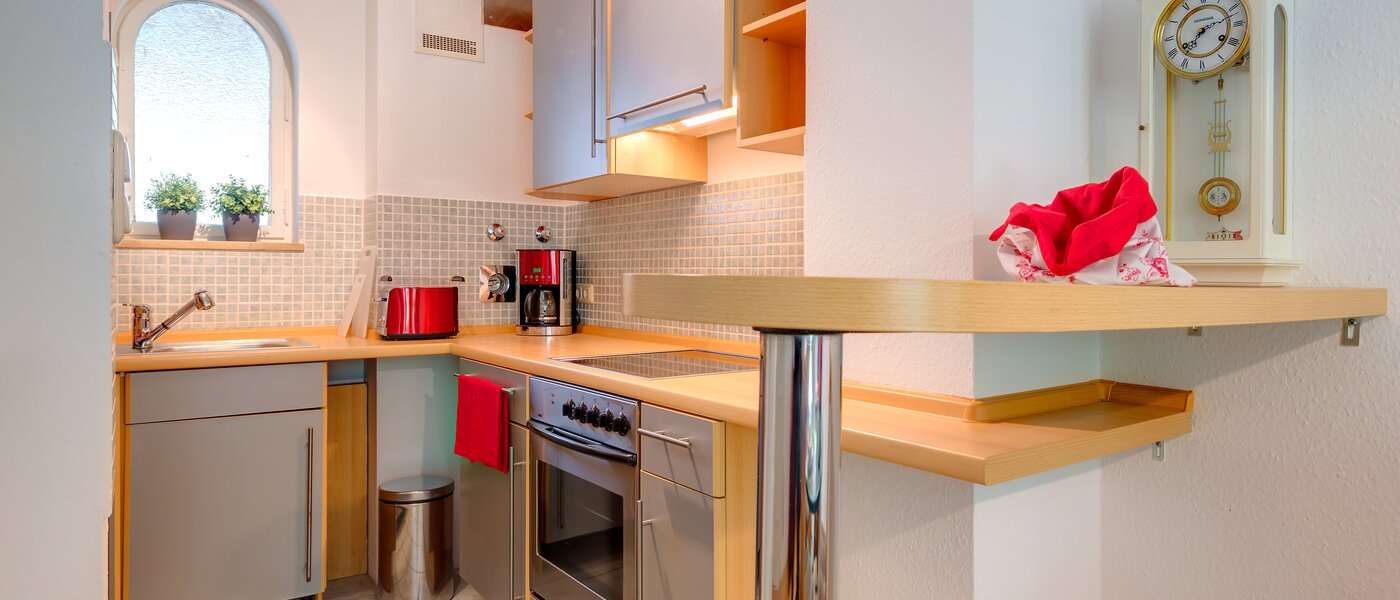 квартира с садом München Neuhausen 03 кухня 6555