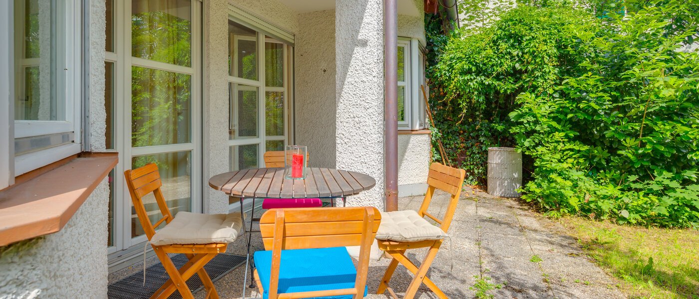 квартира с садом München Neuhausen 01 терраса 6555