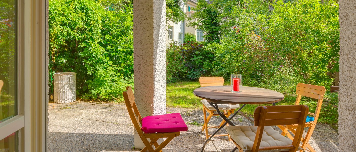 квартира с садом München Neuhausen 03 терраса 6555