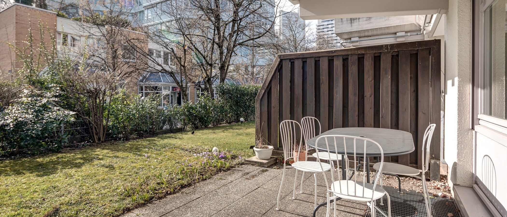 квартира München Arabellapark 03 терраса 6561