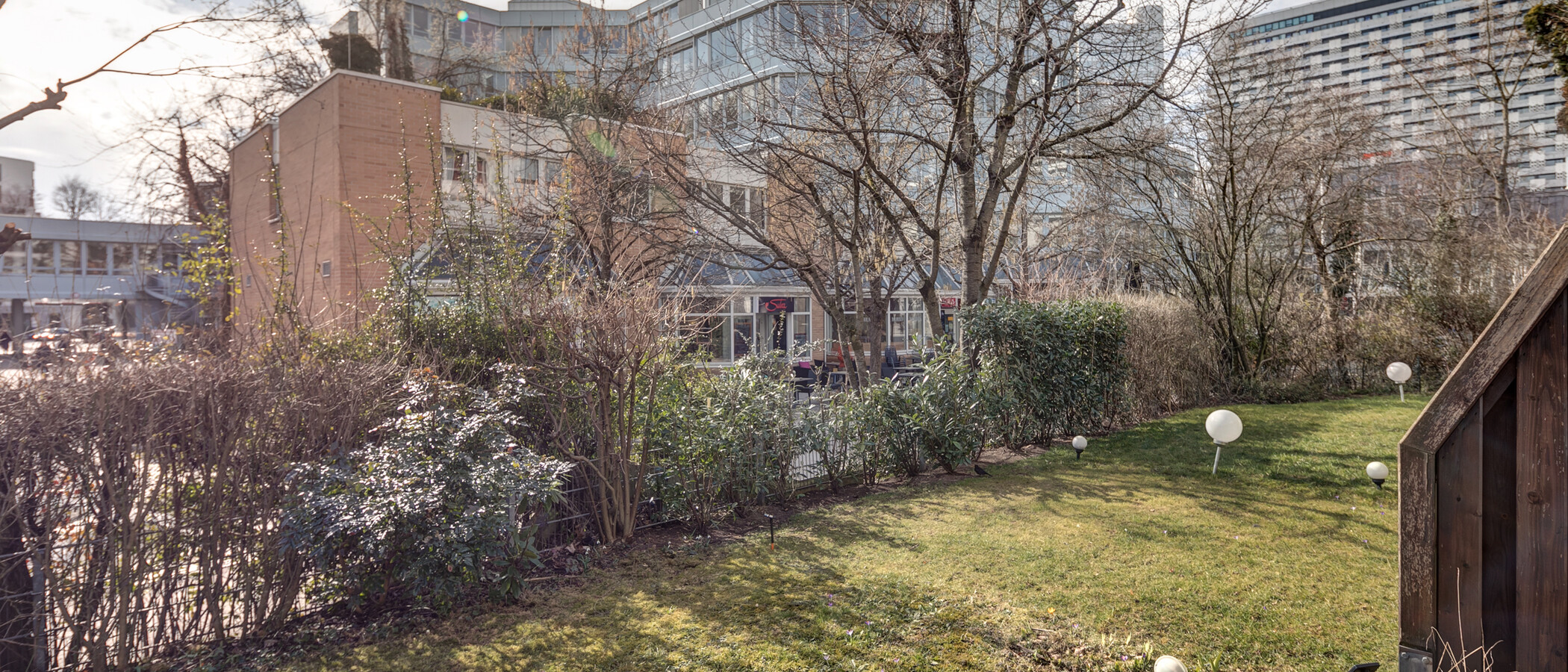 квартира München Arabellapark 03 вид из окна 6561