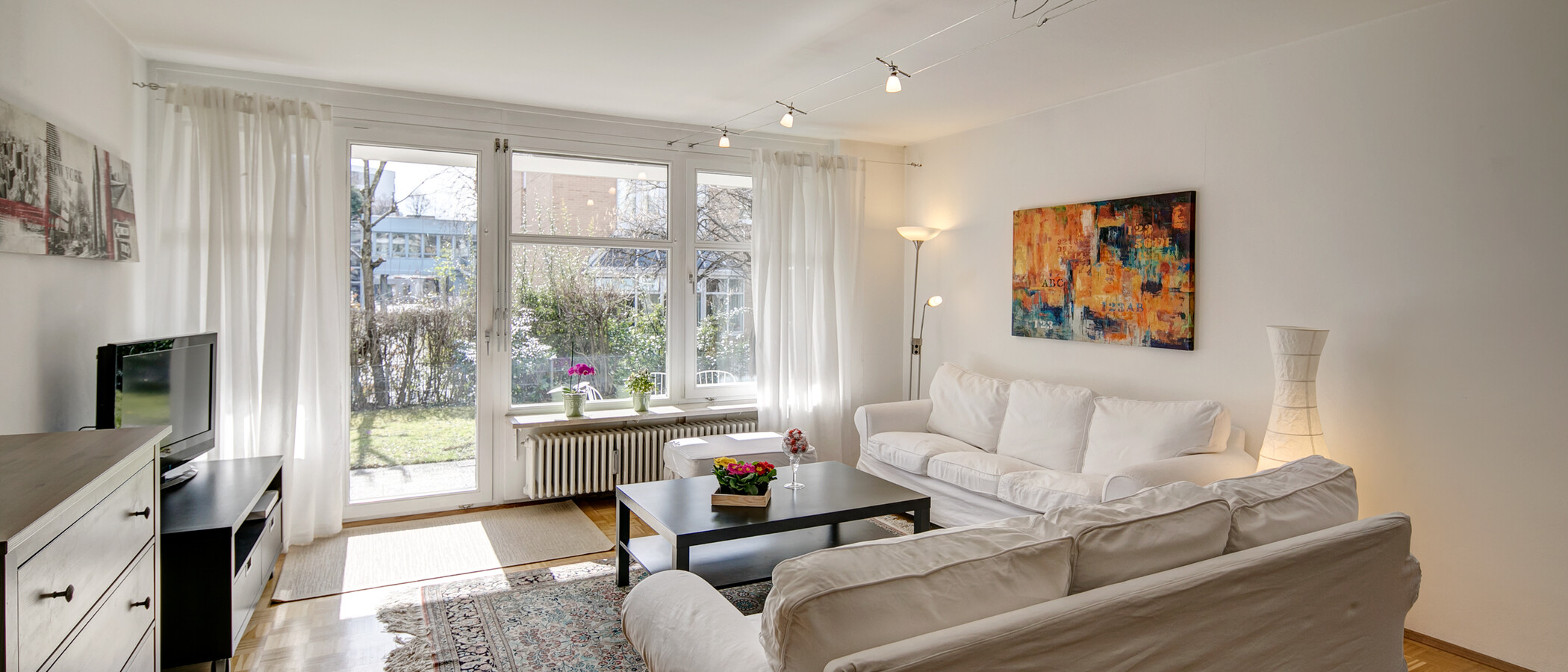 квартира München Arabellapark 01 жилое пространство 6561