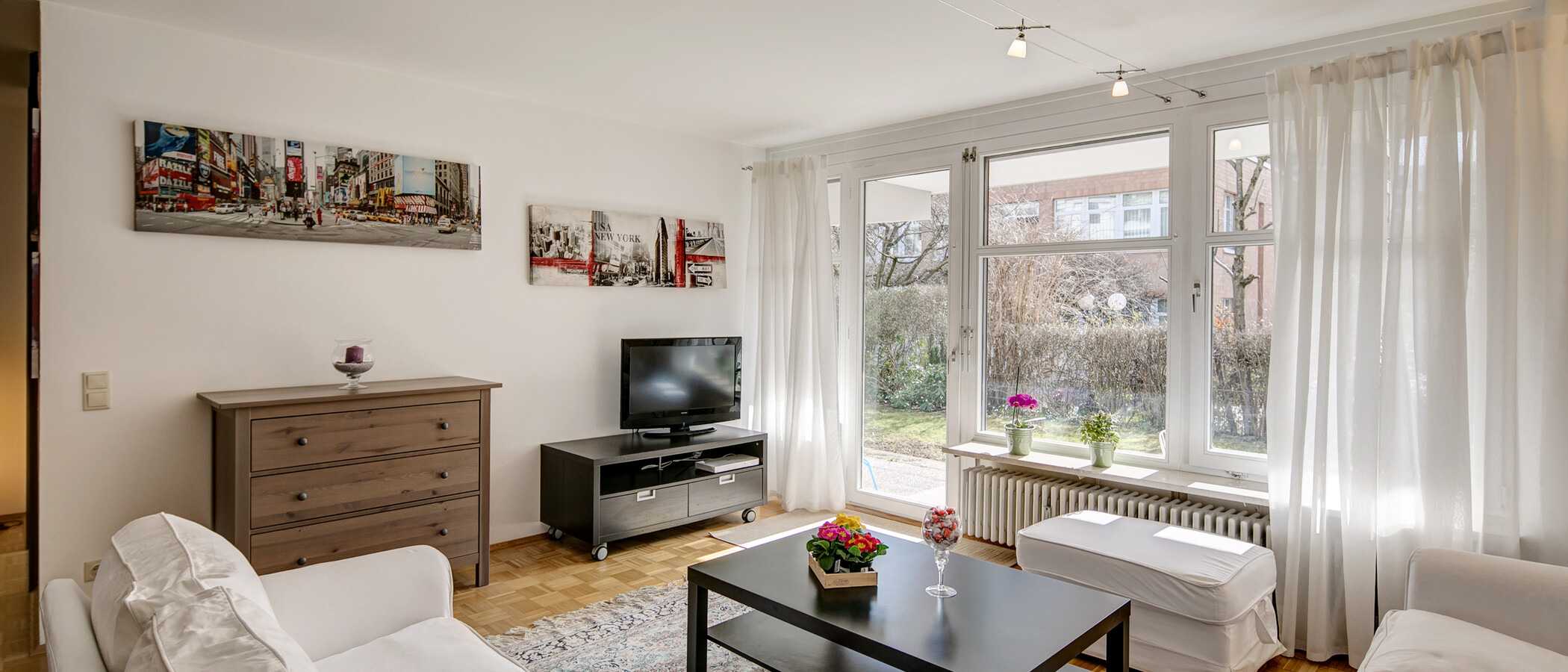 квартира München Arabellapark 02 жилое пространство 6561