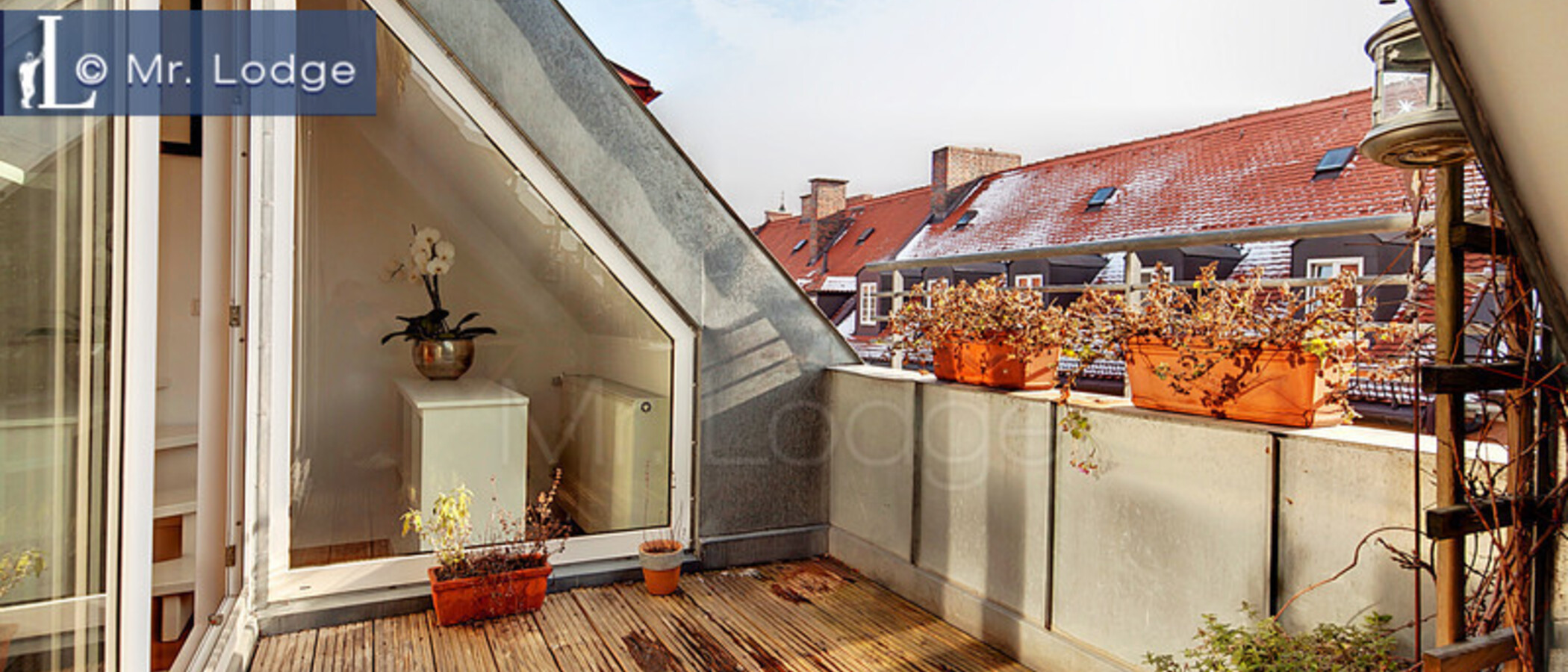 квартира-галерея München Lehel 01 терраса 6601