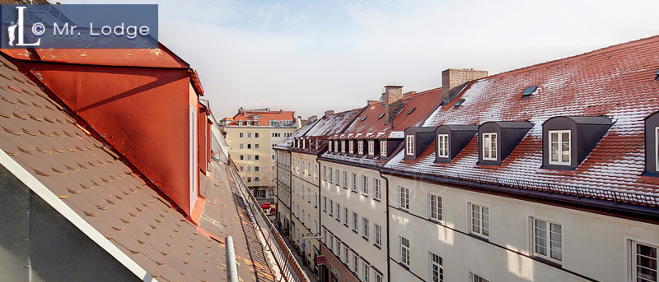 квартира-галерея München Lehel 03 вид из окна 6601