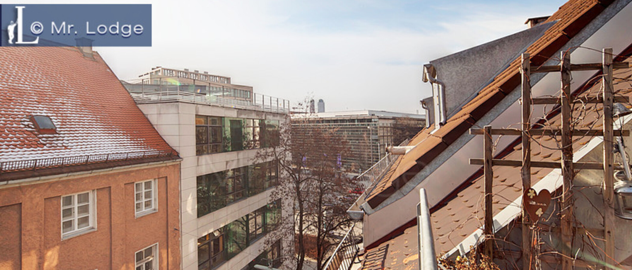 квартира-галерея München Lehel 04 вид из окна 6601