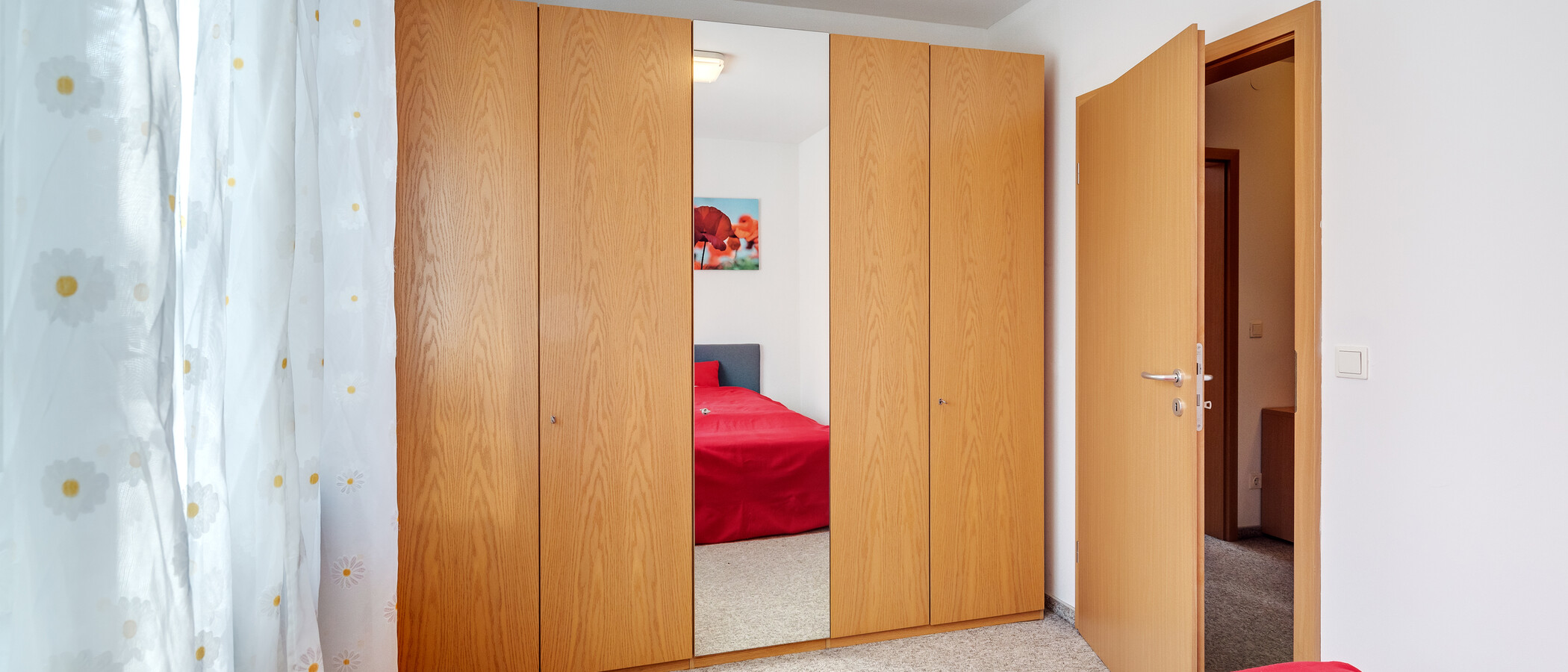 квартира München Obermenzing 02 спальная комната 6621