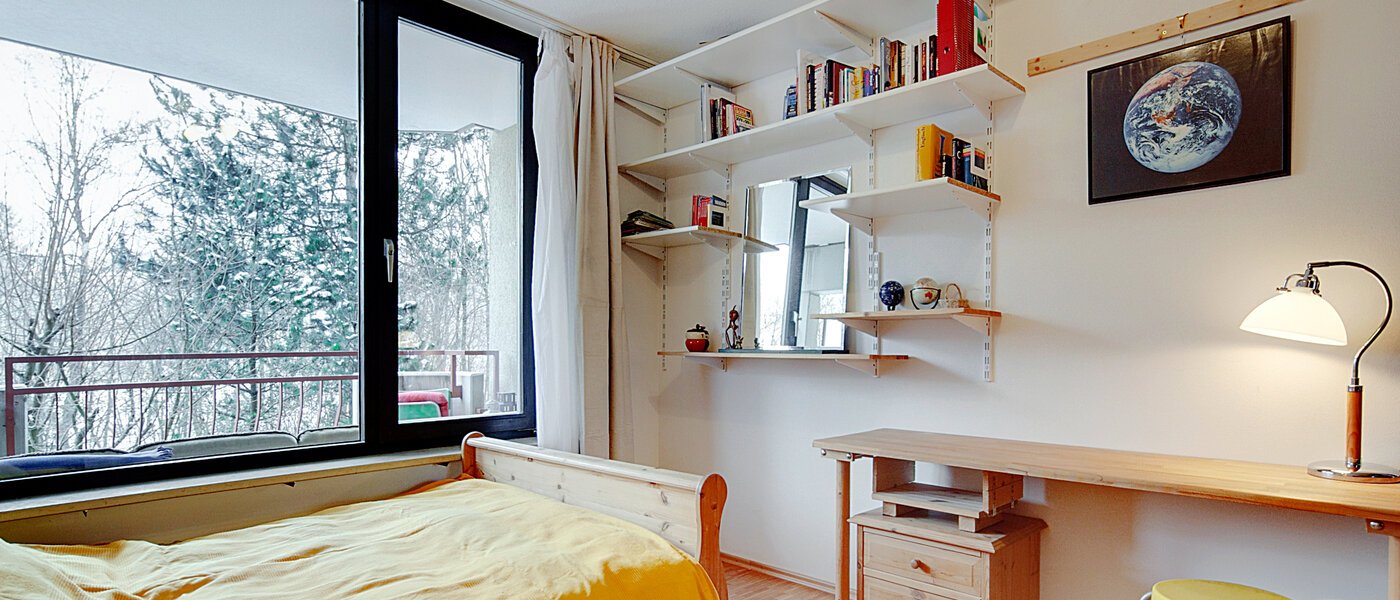 квартира München Haidhausen 02 спальная комната 6637