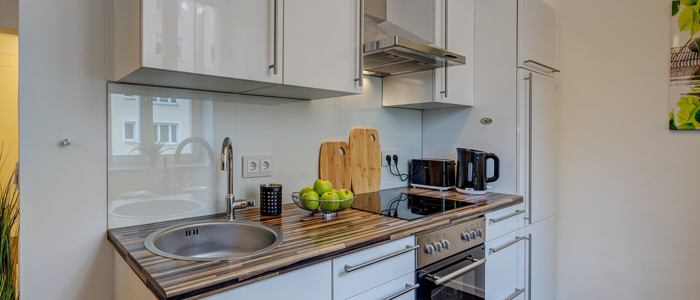 квартира München Neuhausen 01 кухня 6646