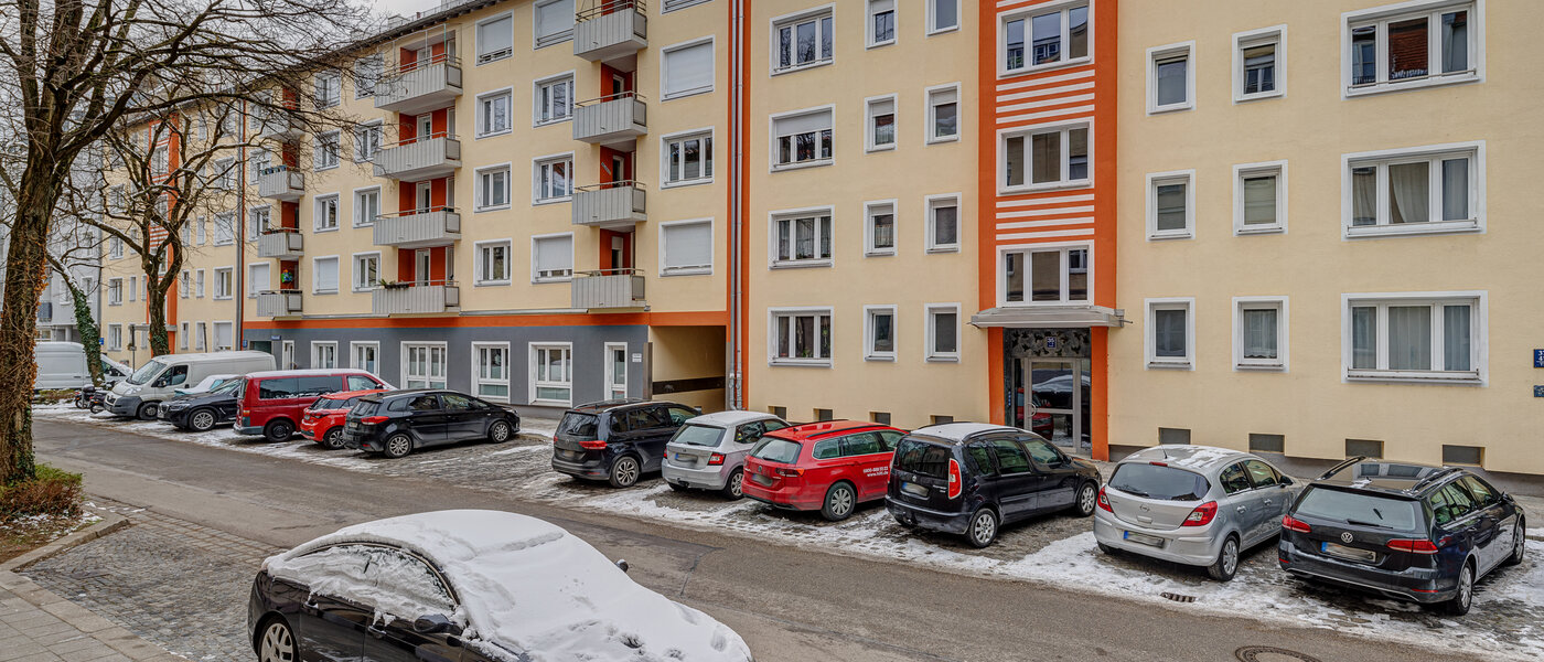 квартира München Neuhausen 01 вид из окна 6646