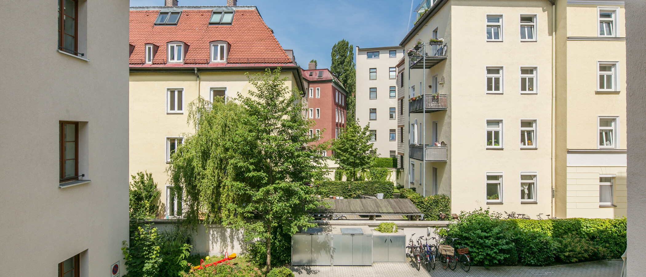 квартира München Ludwigsvorstadt 01 вид из окна 6674
