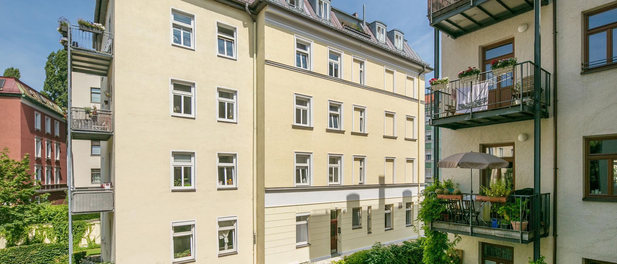 квартира München Ludwigsvorstadt 02 вид из окна 6674