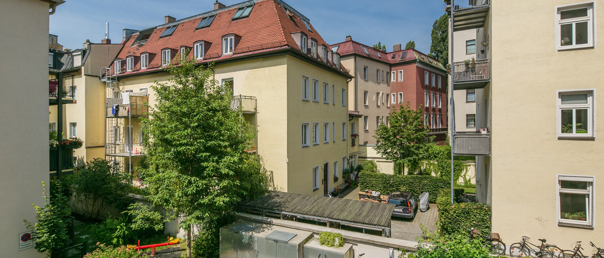 квартира München Ludwigsvorstadt 03 вид из окна 6674