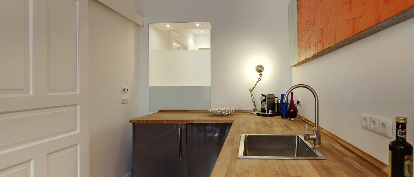 квартира München Neuhausen 04 кухня 6715