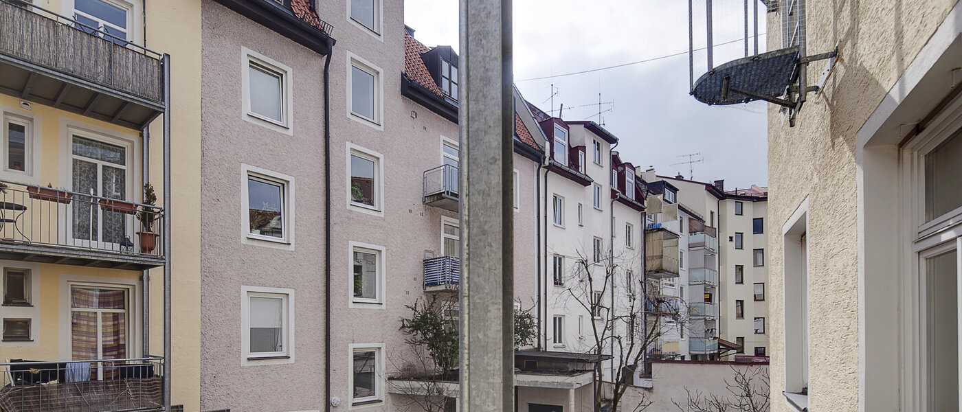 квартира München Neuhausen 02 вид из окна 6715