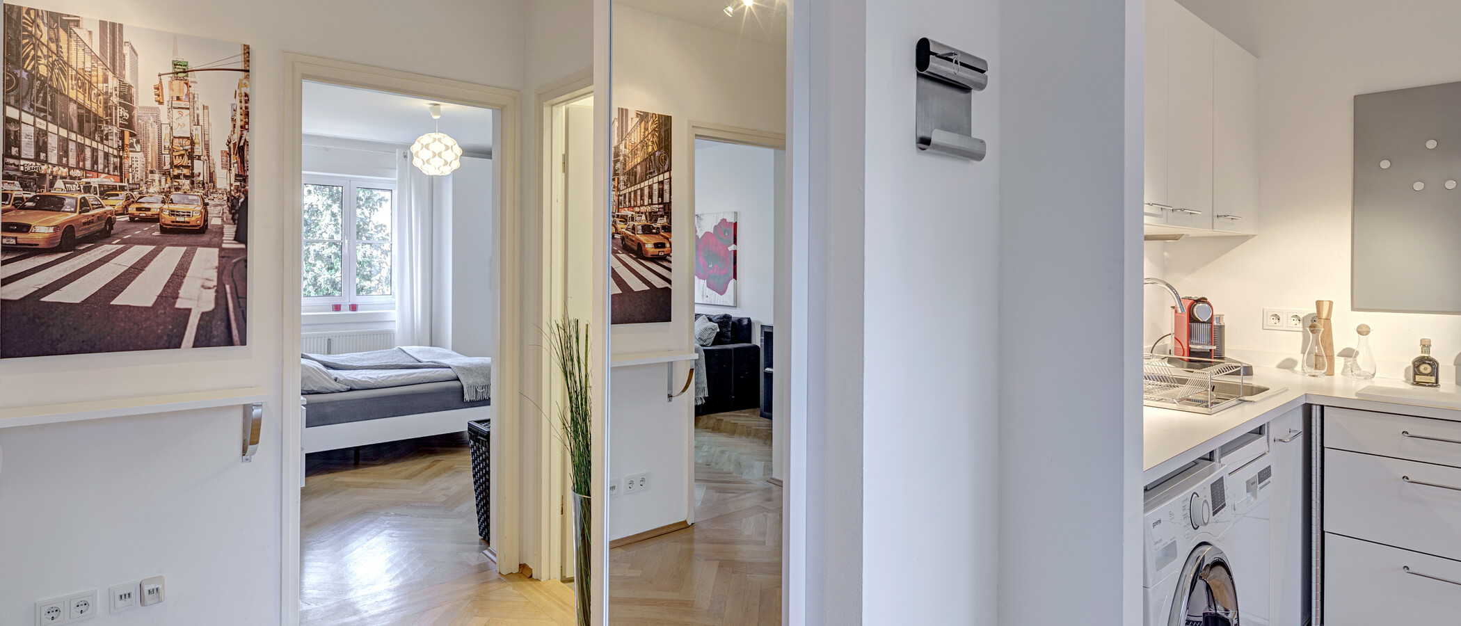 квартира München Schwabing-West (rund um den Bonner Platz) 02 коридор 6724