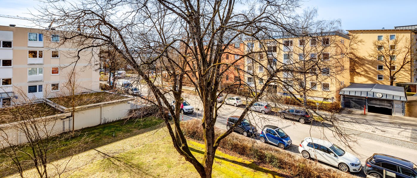квартира München Oberföhring 02 вид из окна 6739