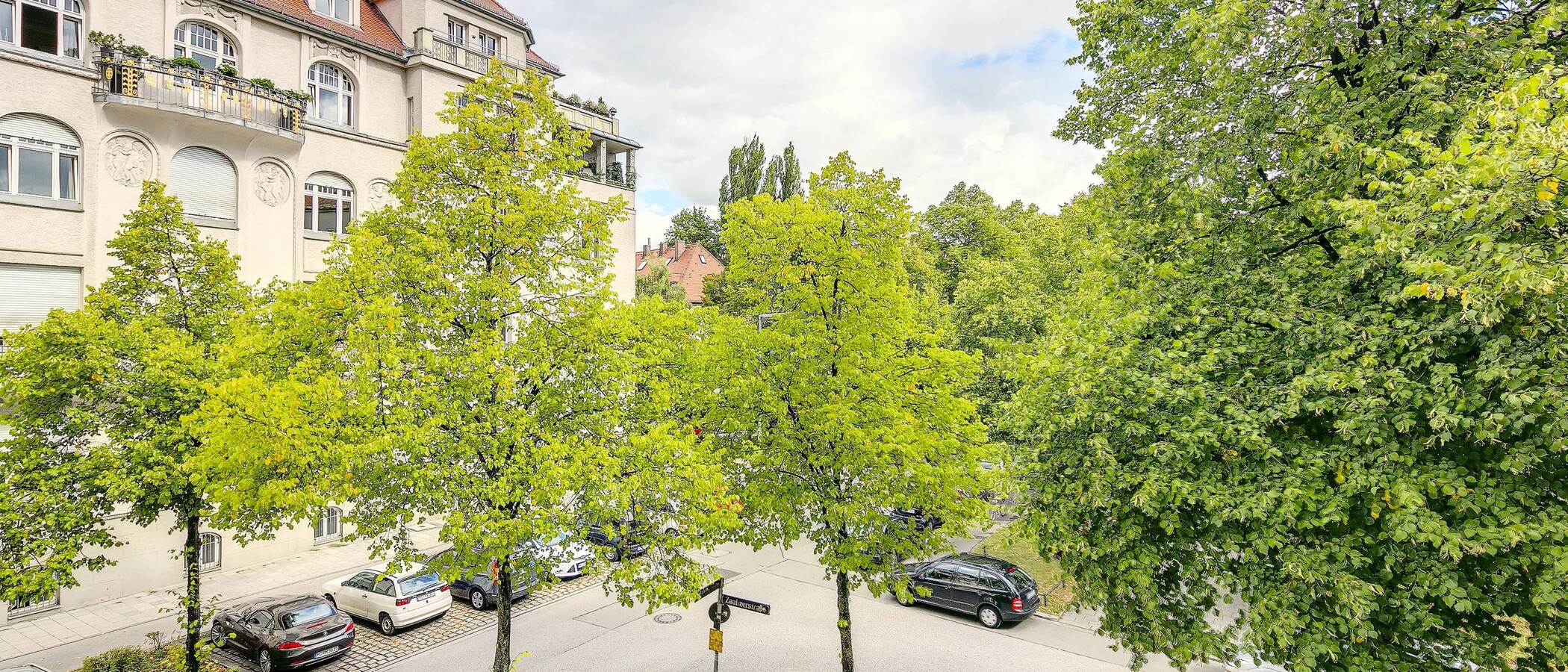 квартира München Altbogenhausen 02 вид из окна 681
