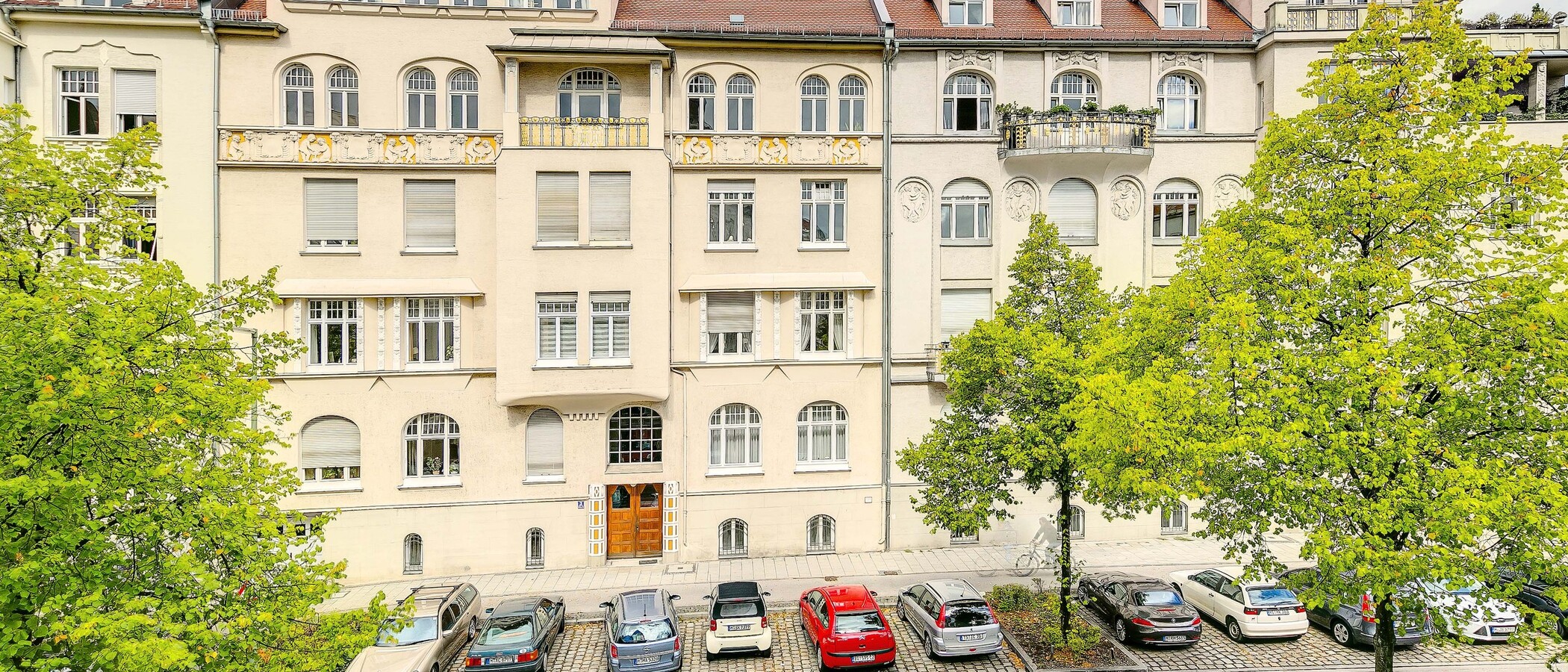 квартира München Altbogenhausen 03 вид из окна 681