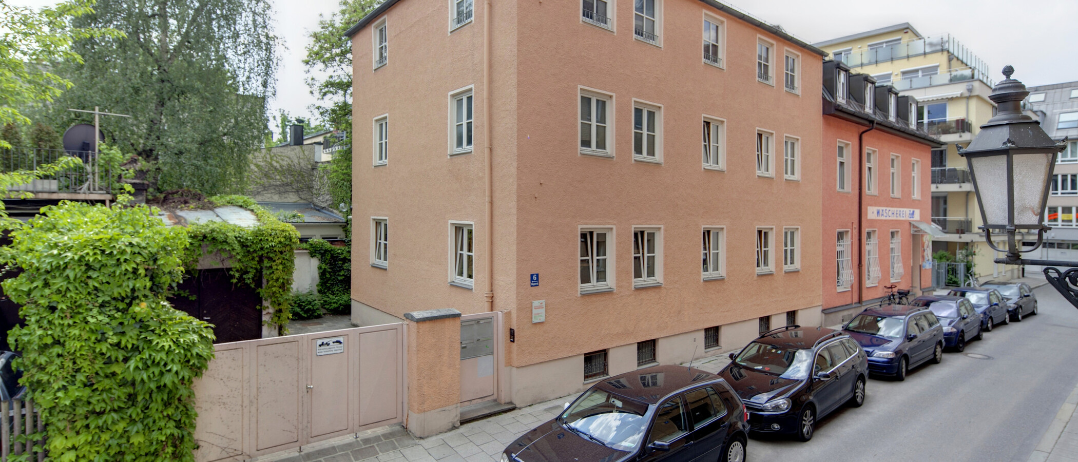 двухэтажная квартира München Schwabing (rechts der Leopoldstraße) 06 вид из окна 6884