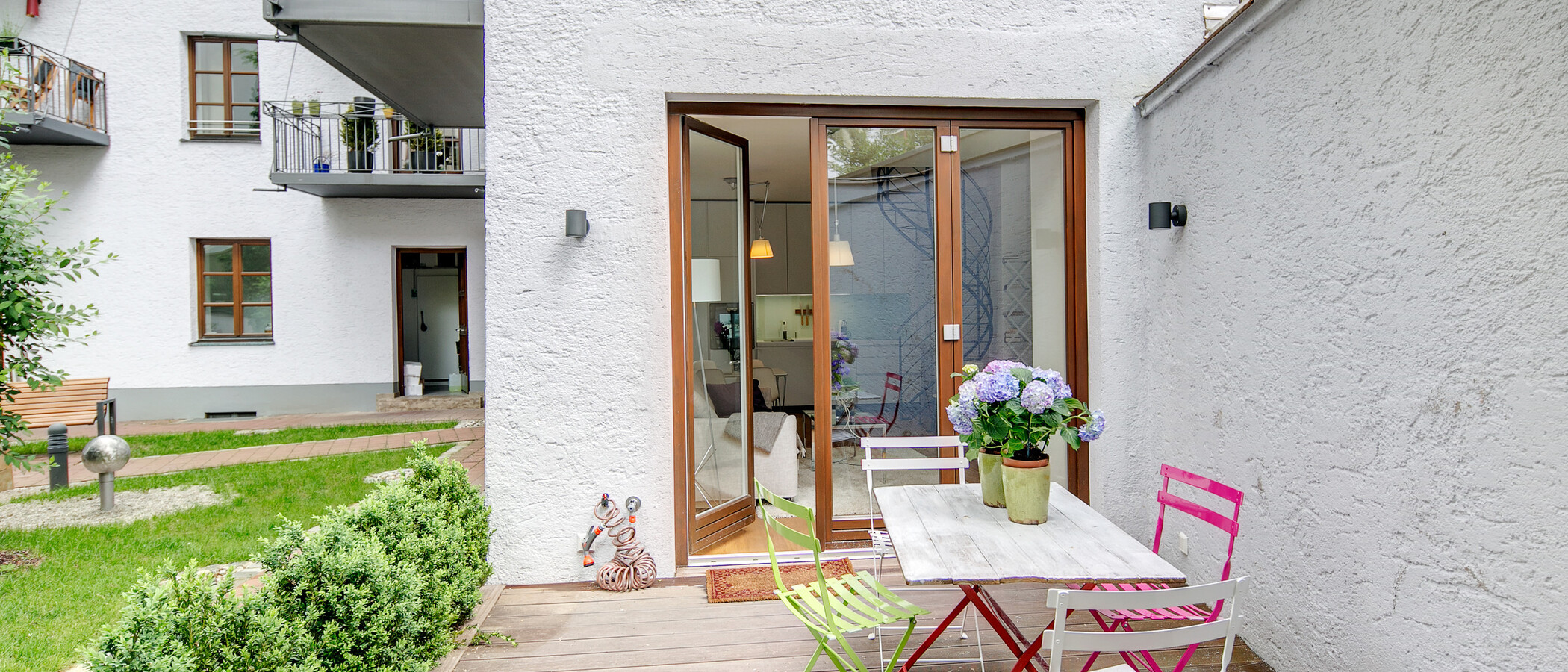 квартира München Schwabing-Nord (zw. Belgrad- & Leopoldstraße) 01 терраса 6907