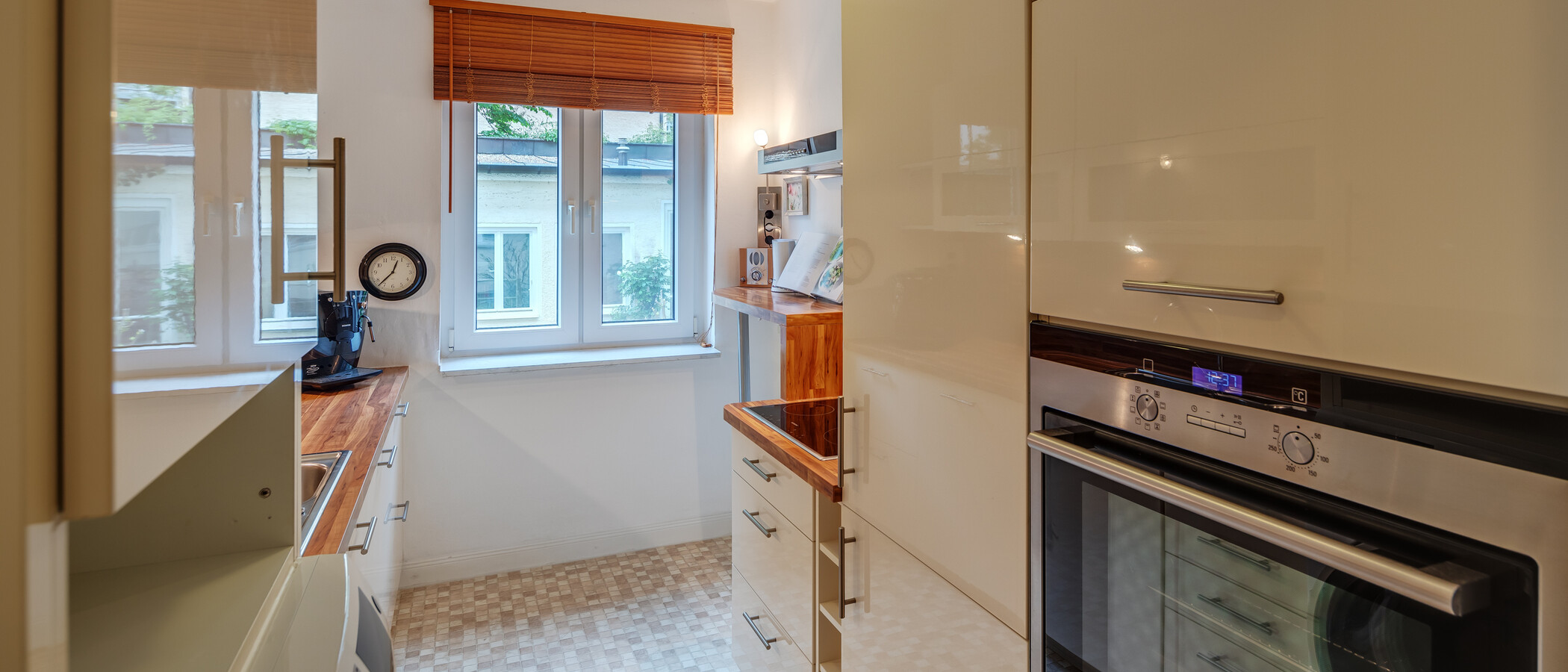 квартира München Schwabing-West (rund um den Hohenzollernplatz) 01 кухня 6915