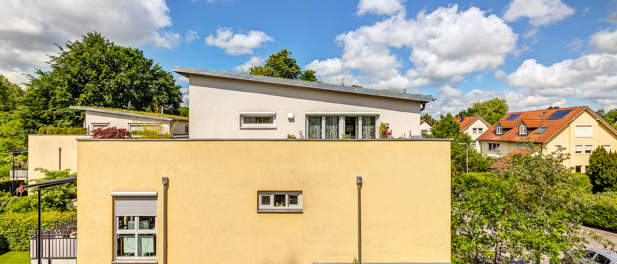 мансардная квартира München Fasanerie 01 вид из окна 6919