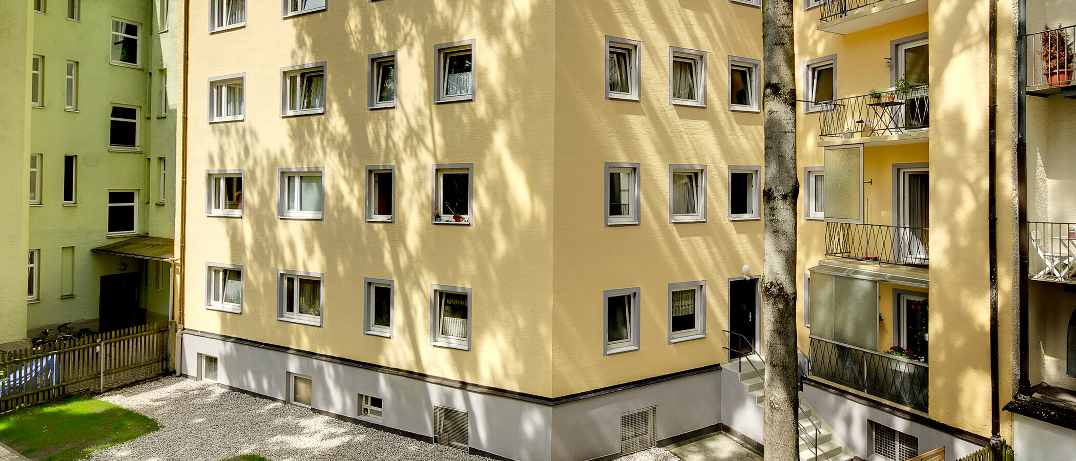 квартира München Westend 02 вид из окна 6979