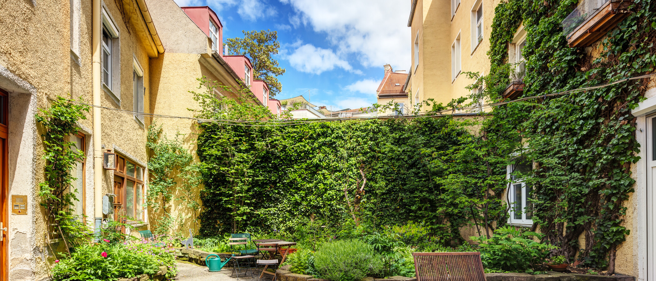 квартира München Haidhausen 01 внутренний двор  6981