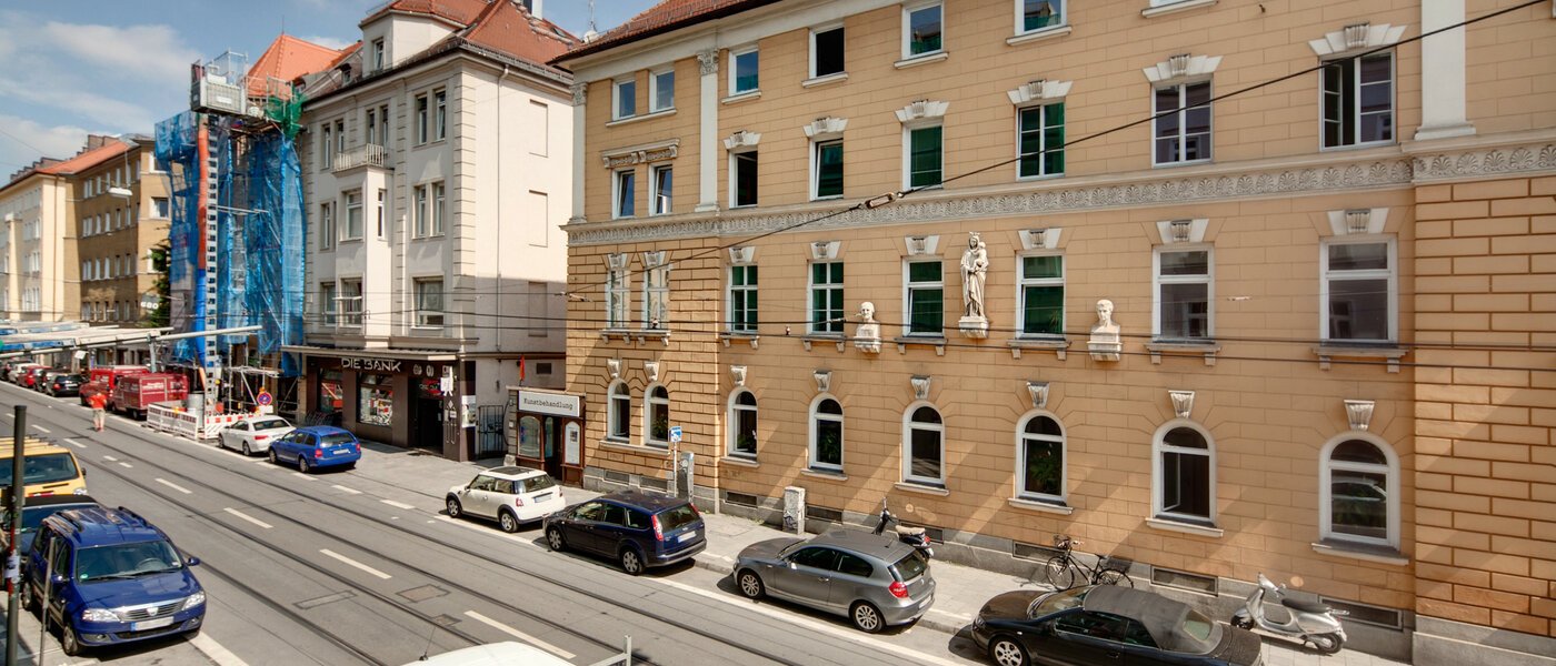 квартира München Glockenbachviertel 06 вид из окна 6991