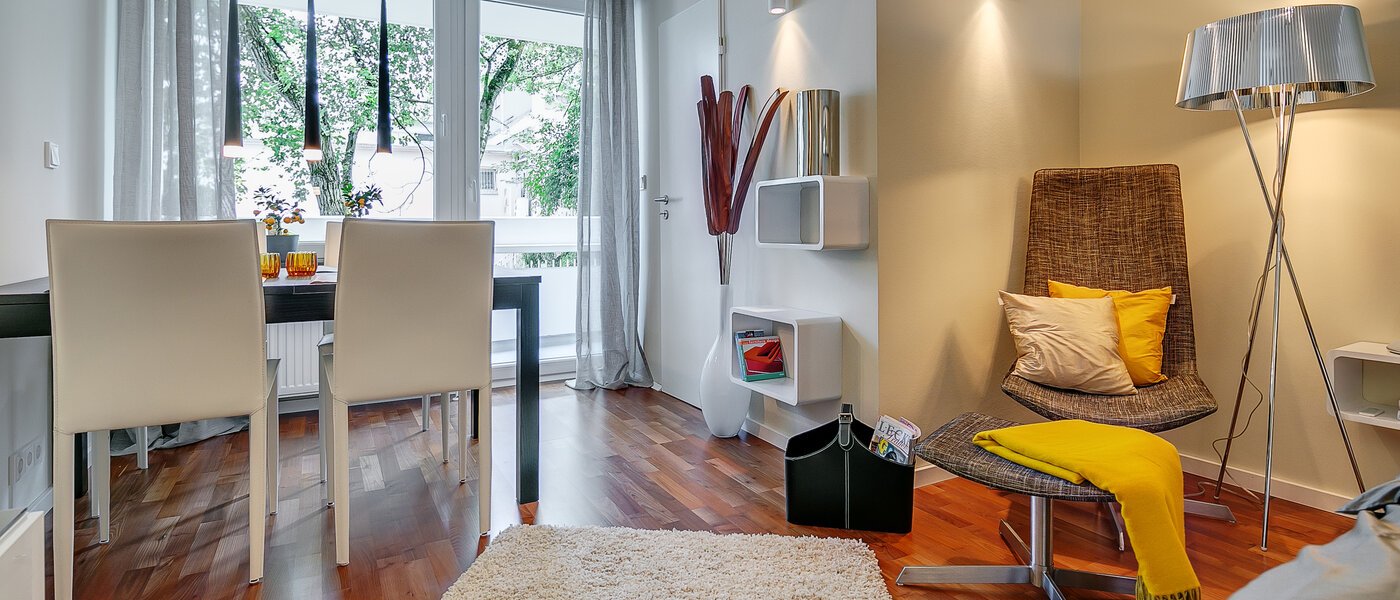 квартира München Milbertshofen 02 гостиная 7016