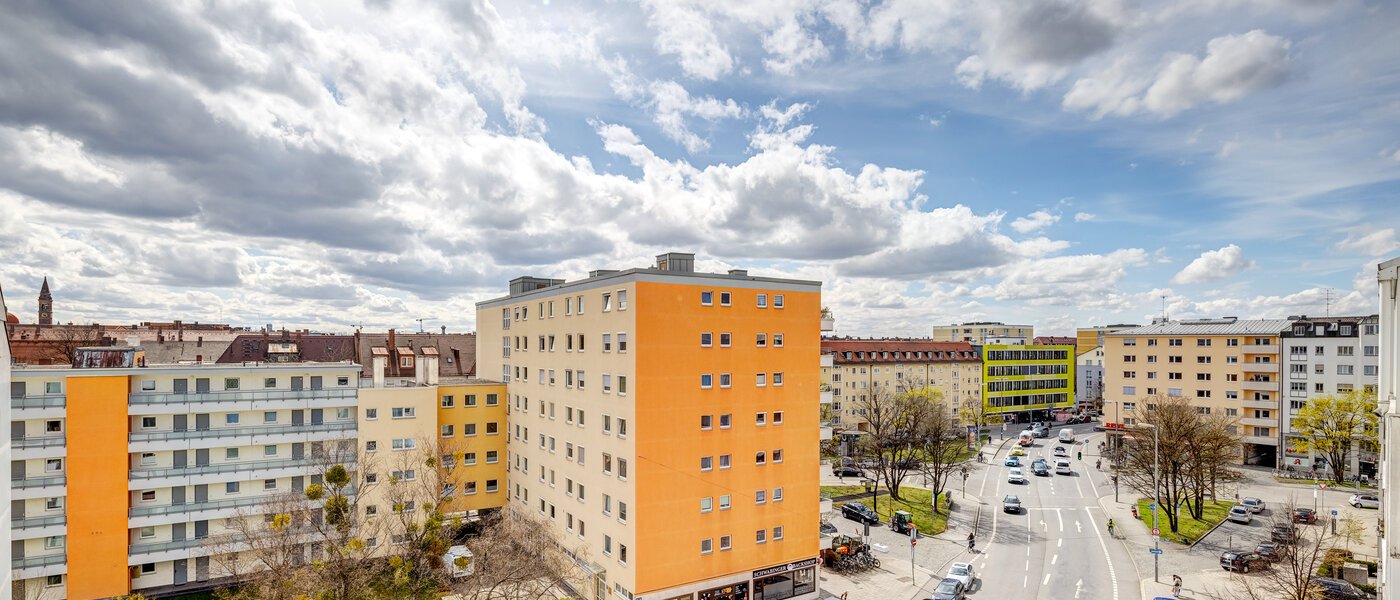 квартира München Schwabing 01 вид из окна 7020