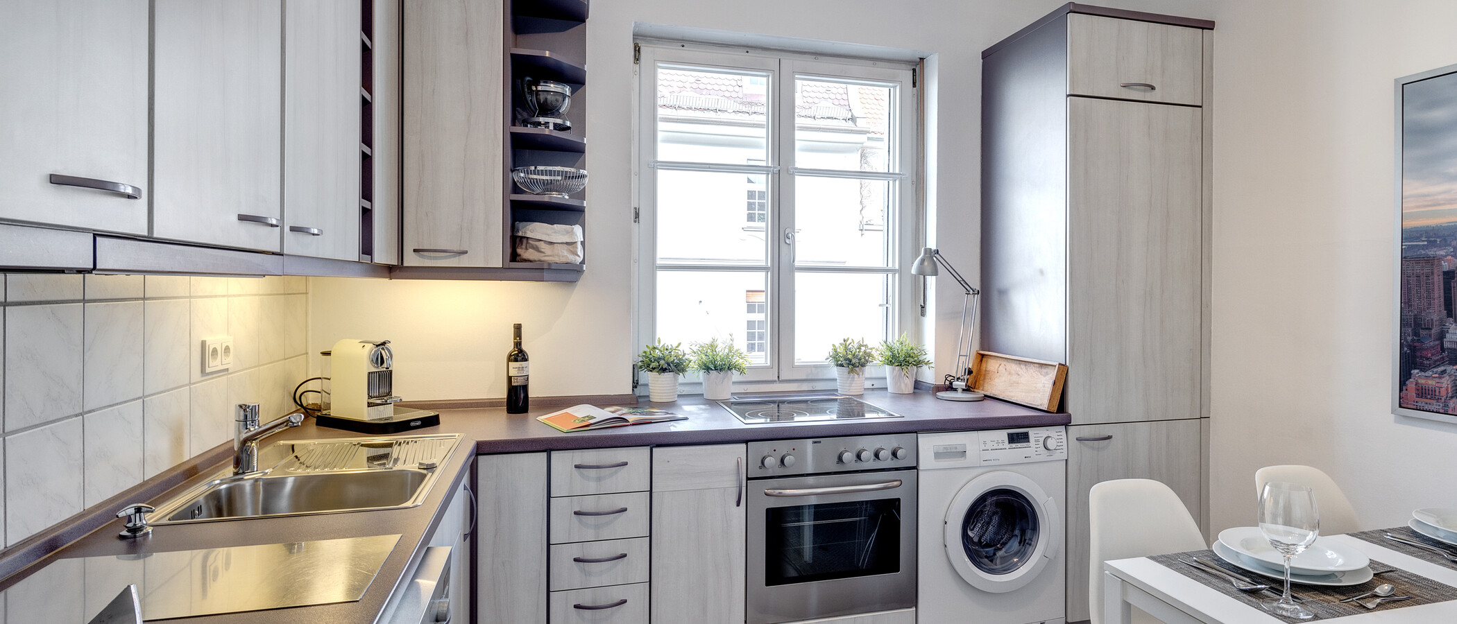квартира München Schwabing 01 кухня 7034