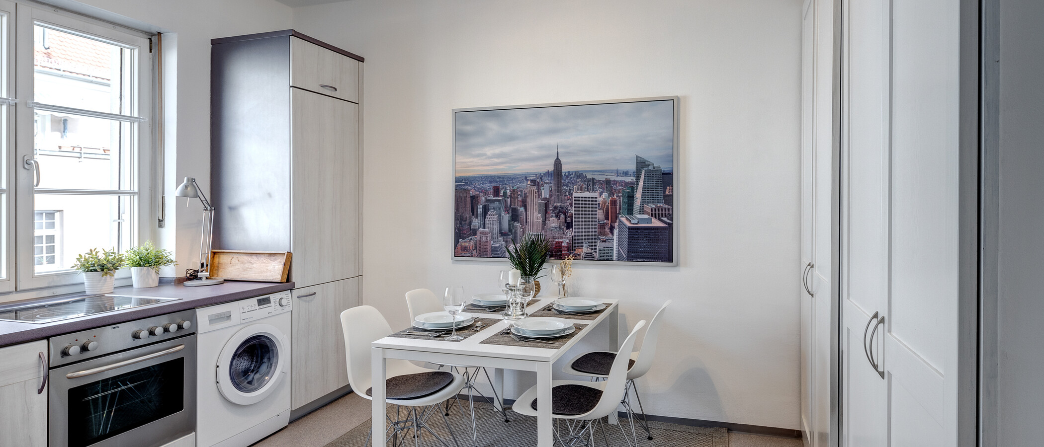 квартира München Schwabing 04 кухня 7034