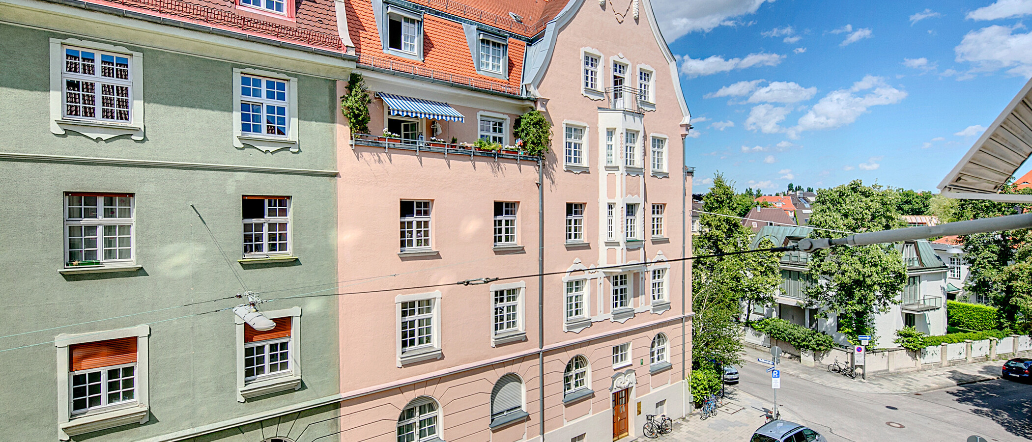 квартира München Schwabing 02 вид из окна 7034