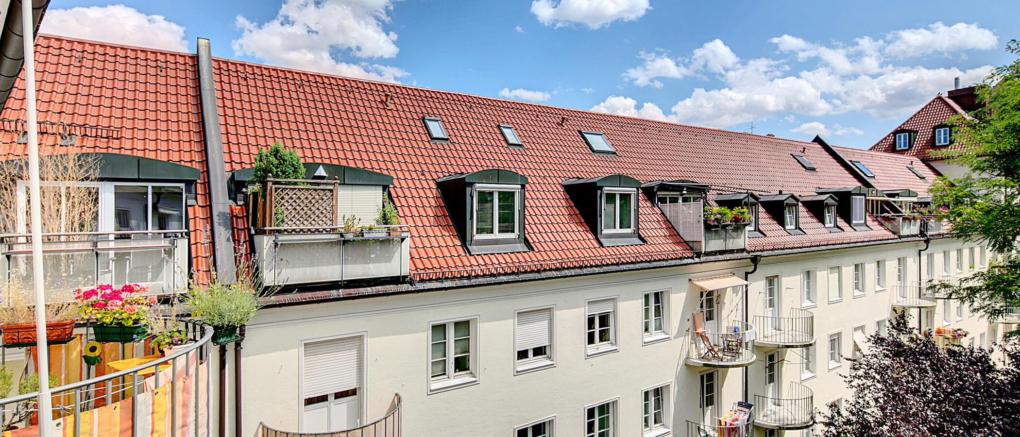 квартира München Schwabing 03 вид из окна 7034