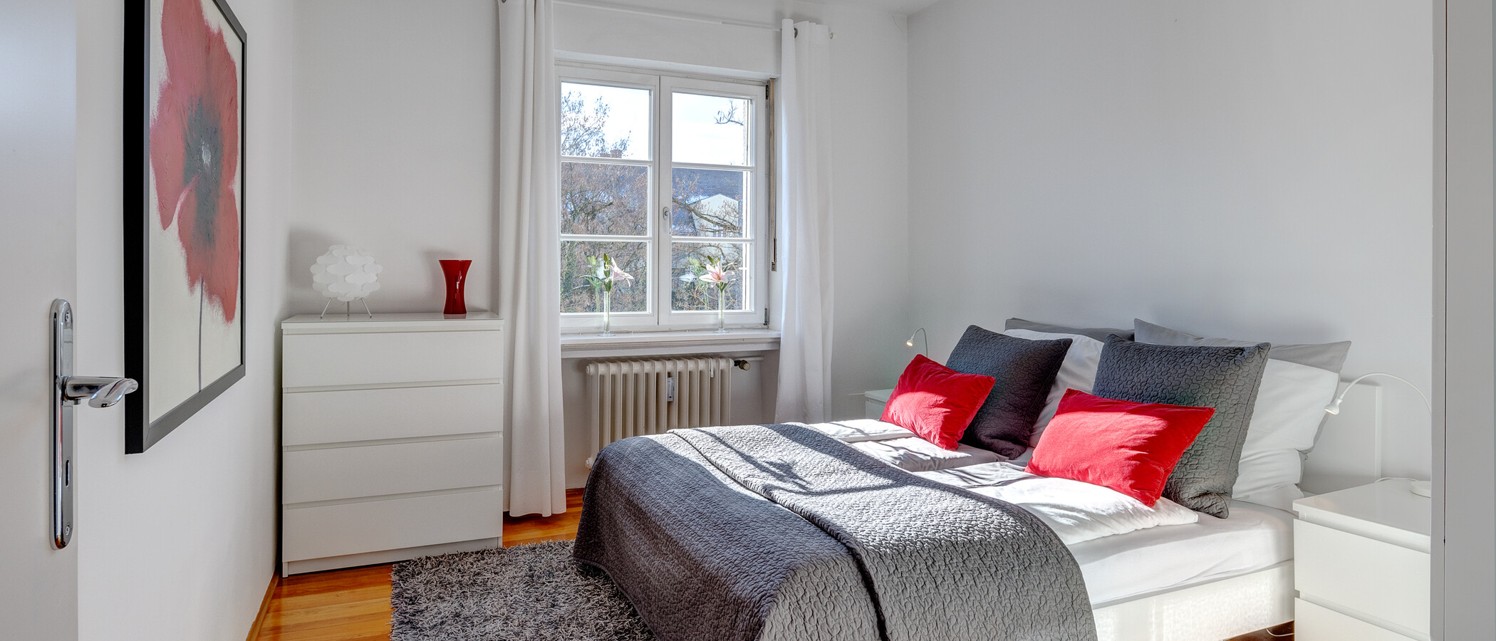 квартира München Schwabing 01 спальная комната 7034