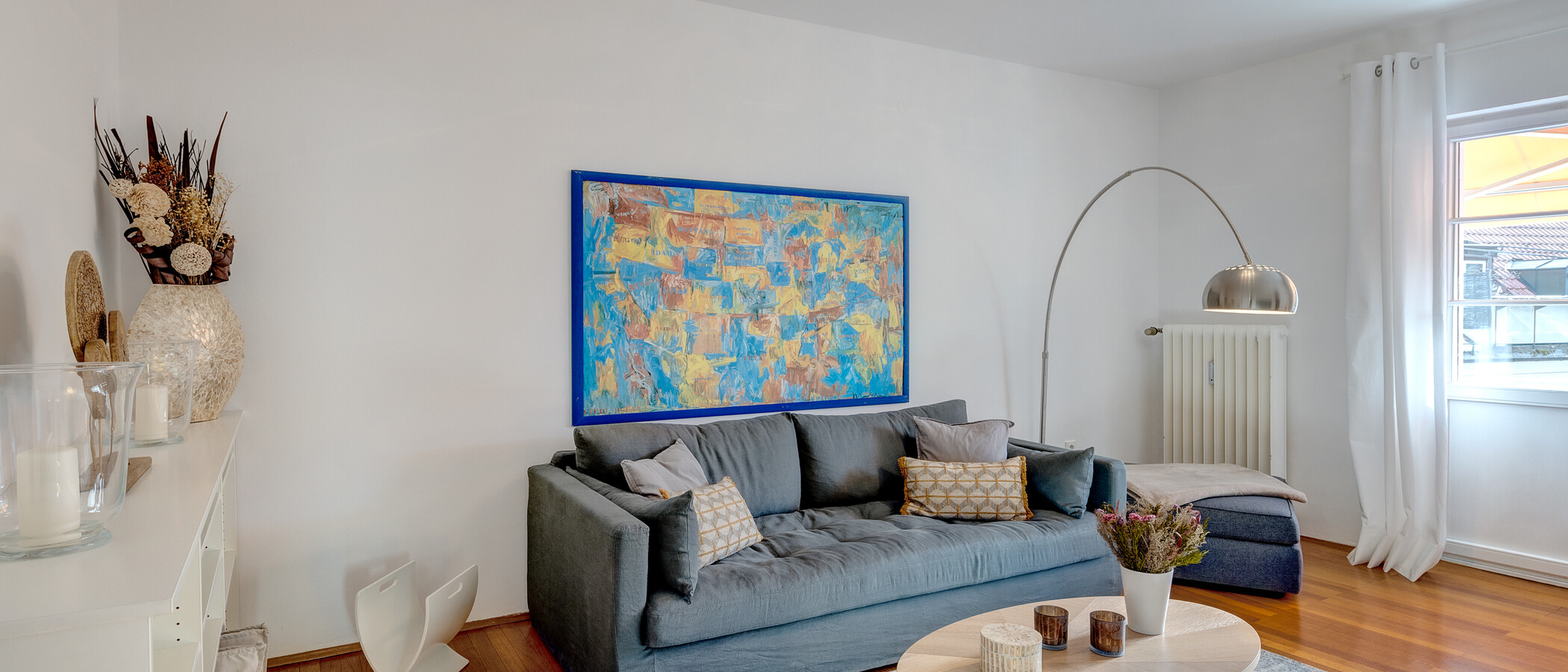 квартира München Schwabing 01 гостиная 7034