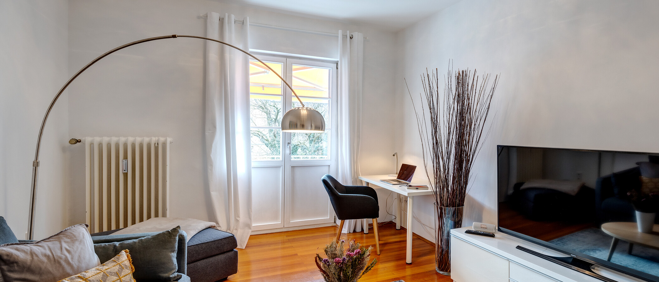 квартира München Schwabing 02 гостиная 7034