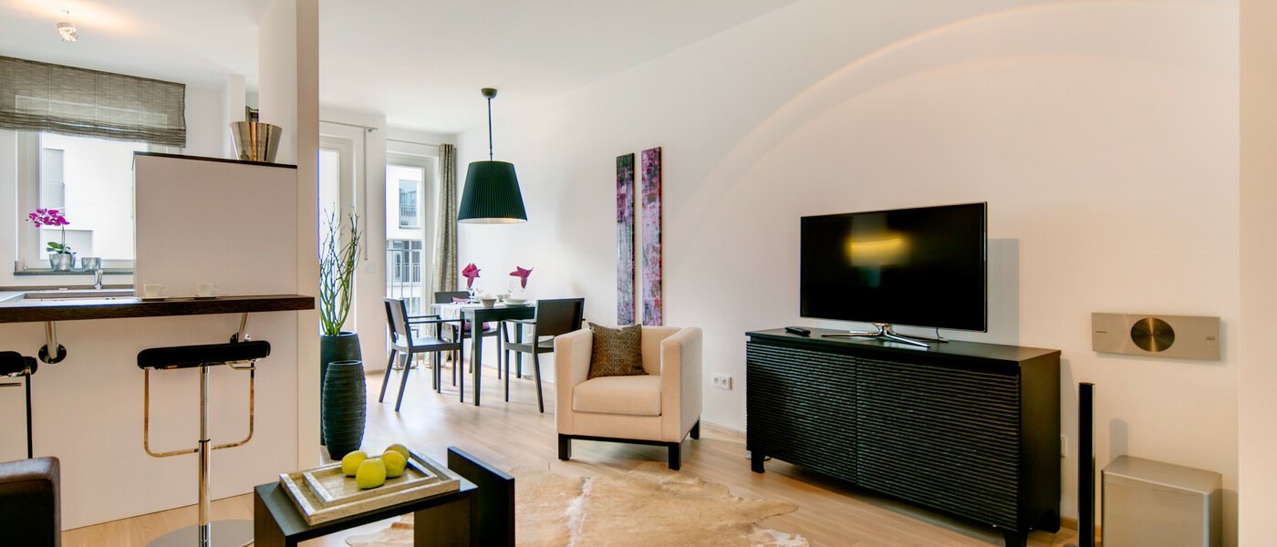 квартира München Maxvorstadt 01 гостиная 7037