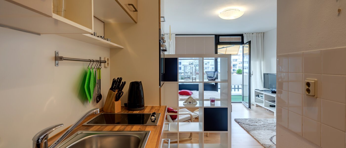 квартира München Schwabing 04 кухня 7050