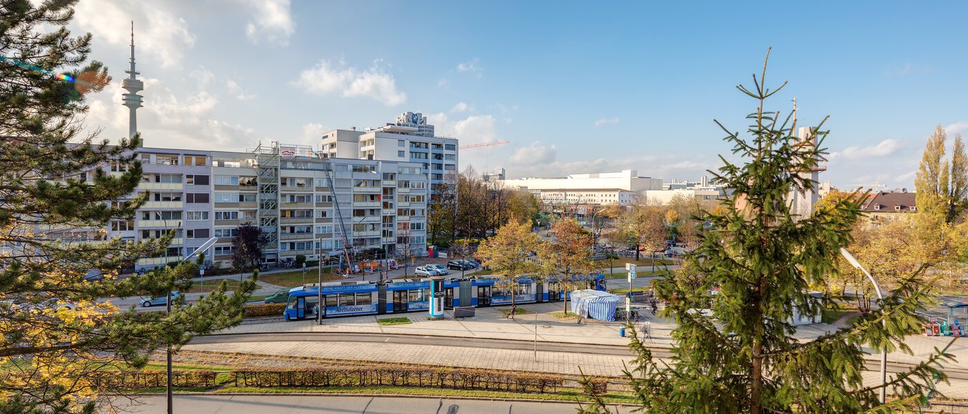 квартира München Schwabing 01 вид из окна 7050