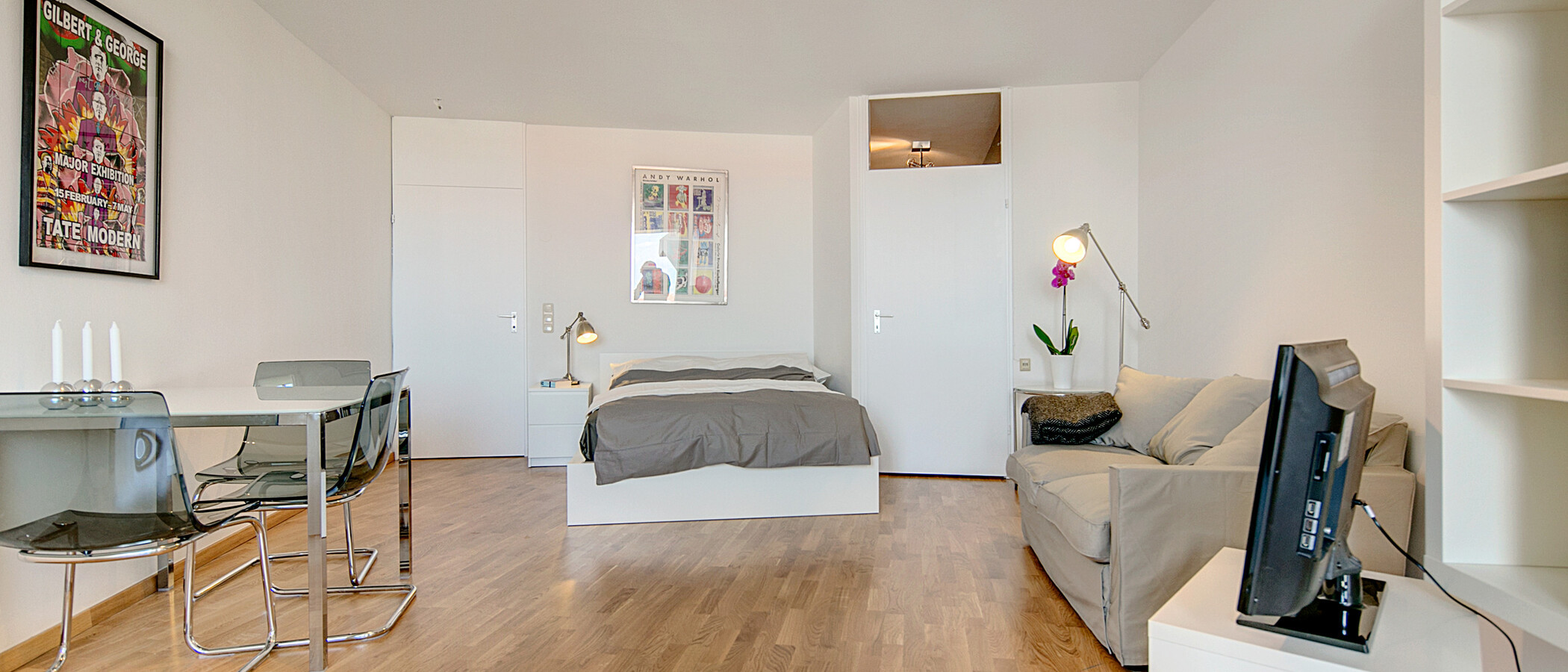 квартира München Schwabing 03 гостиная 7069