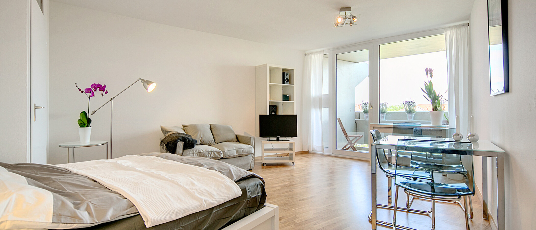 квартира München Schwabing 04 гостиная 7069