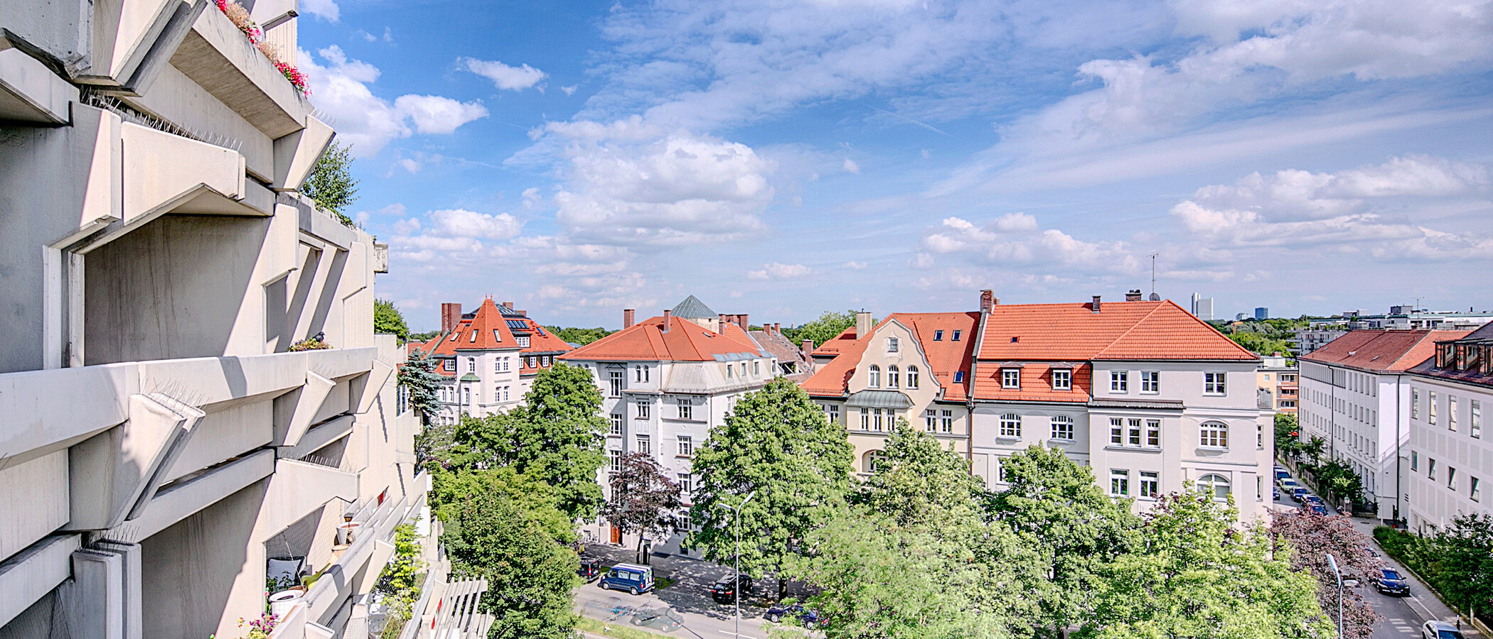 квартира München Schwabing 01 вид из окна 7069