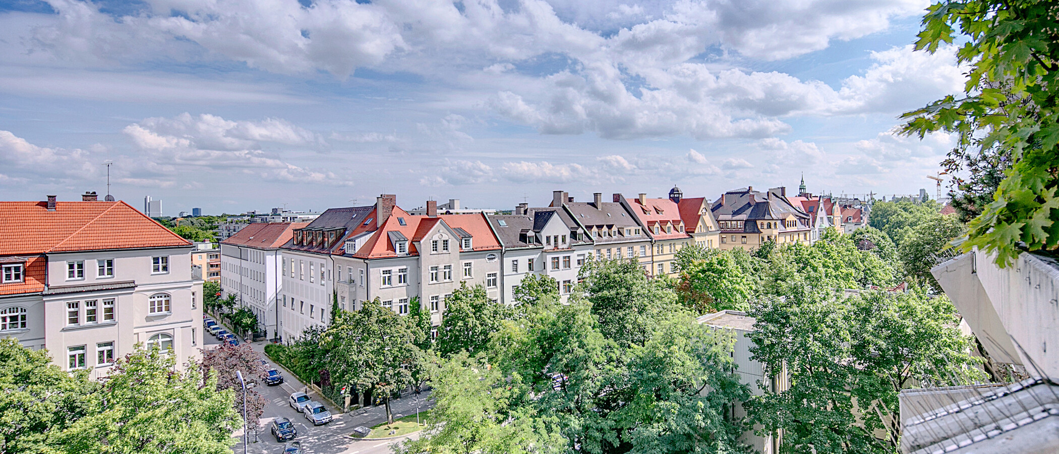 квартира München Schwabing 02 вид из окна 7069